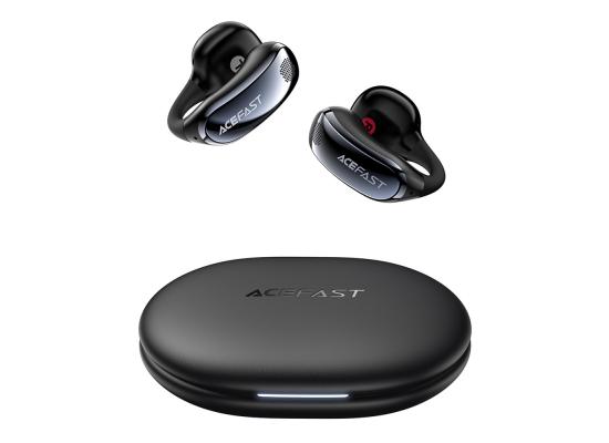 ACEFAST ACECLIP Pro Open Ear Wireless Earphones Dual Mic Noise Reduction Bluetooth-compatible Earbuds - Black
